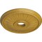 Ekena Millwork Berkshire Ceiling Medallion (Canopies up to 6 3/8"), 20 1/8"OD x 3 7/8"ID x 1 7/8"P, Iridescent Gold CM20BE1IGS - alternate 2